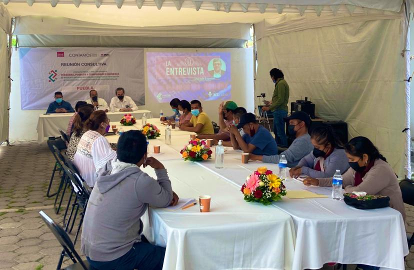 Realiza INE reunión consultiva de candidaturas indígenas en Atlixco