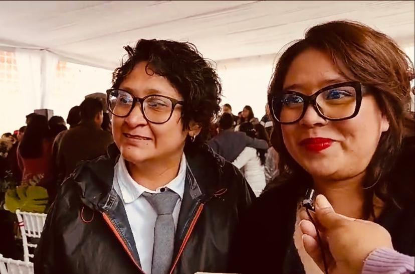 Tras 7 años juntas, Karina y Alondra formalizan su relación en Atlixco