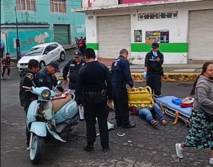 Motocicletas en Atlixco: dos mujeres sufrieron accidentes en las últimas horas