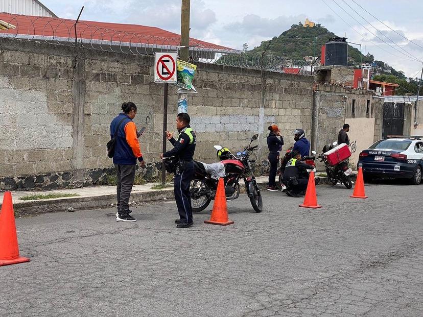 Tras accidentes, autoridades realizan operativo Motociclista Seguro