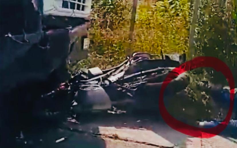 En Atlixco motociclistas chocan contra camión de basura