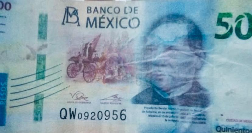 Timan en Atlixco con billetes falsos de 500 pesos