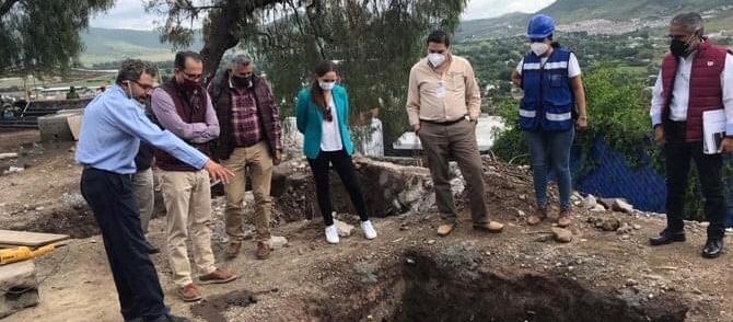 INAH e Infraestructura resguardarán hallazgos en cerro de San Miguel