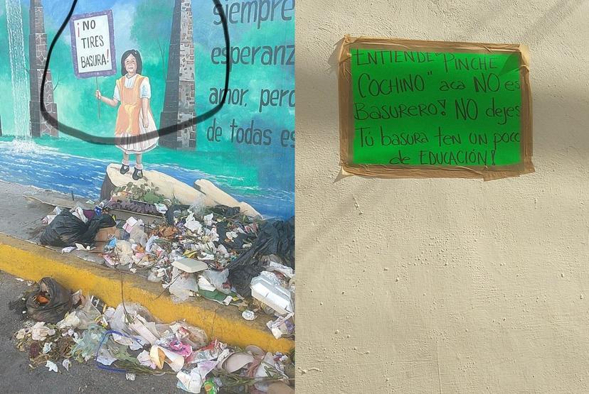 Entiendan, cochinos: truenan vecinos de Atlixco por basura en calles