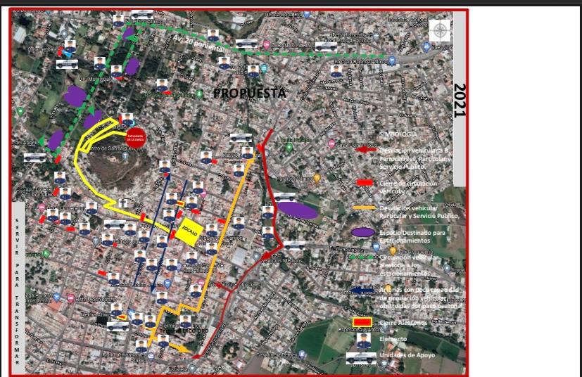 Desviarán todo el tráfico vehicular en Atlixco por Villa Iluminada