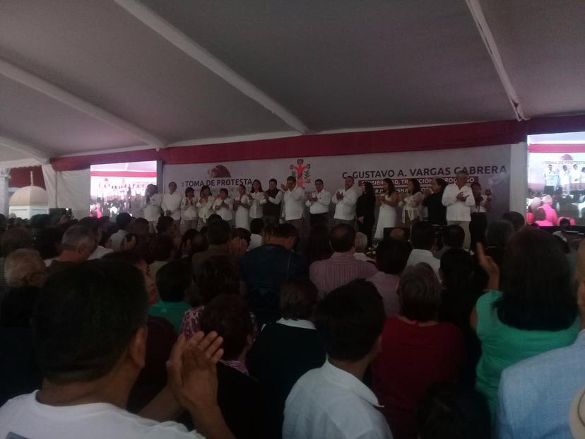 Edil asume cargo y anuncia Plan de Seguridad en Huauchinango