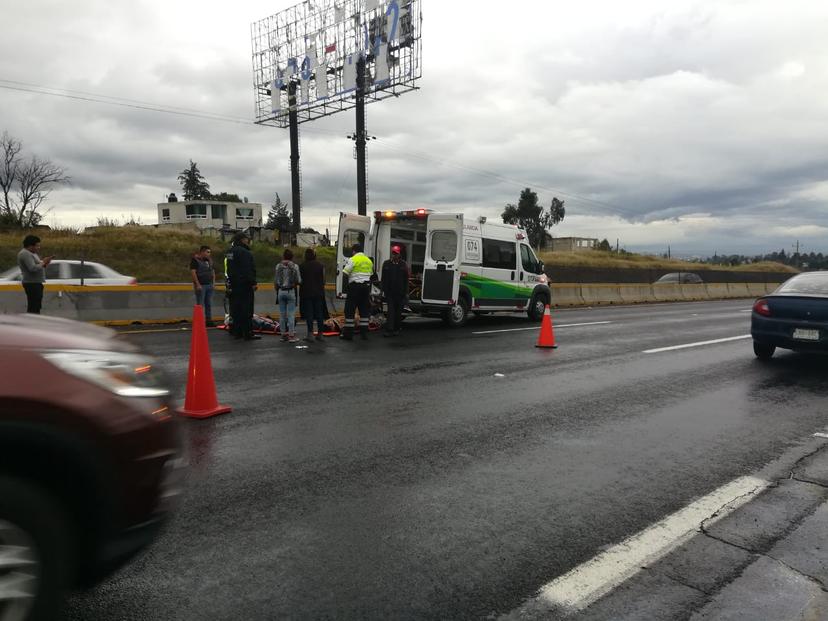 Choque en autopista México-Puebla deja 8 heridos