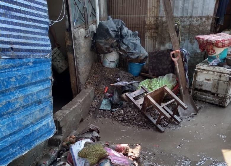 Continúa limpieza de zonas afectadas por lluvia en Tehuacán