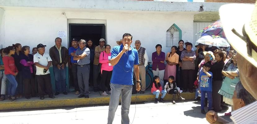 Rechazan injerencia de Layón en comités de agua de Texmelucan