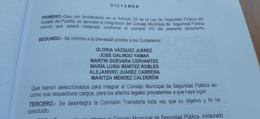 Acusan integración a modo del Consejo Ciudadano en Texmelucan