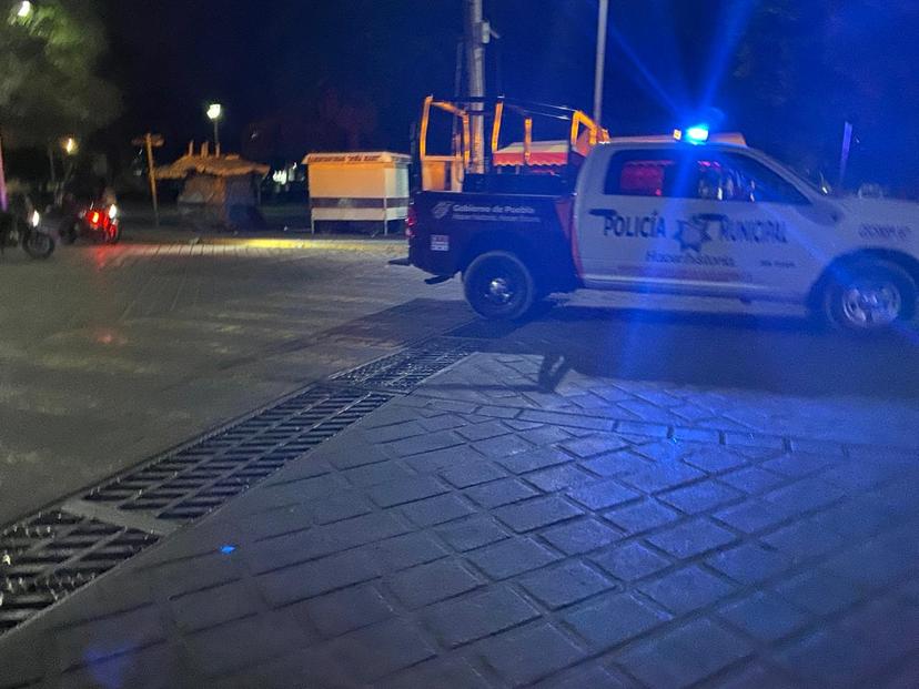 Balean a dos jóvenes en centro de Huejotzingo