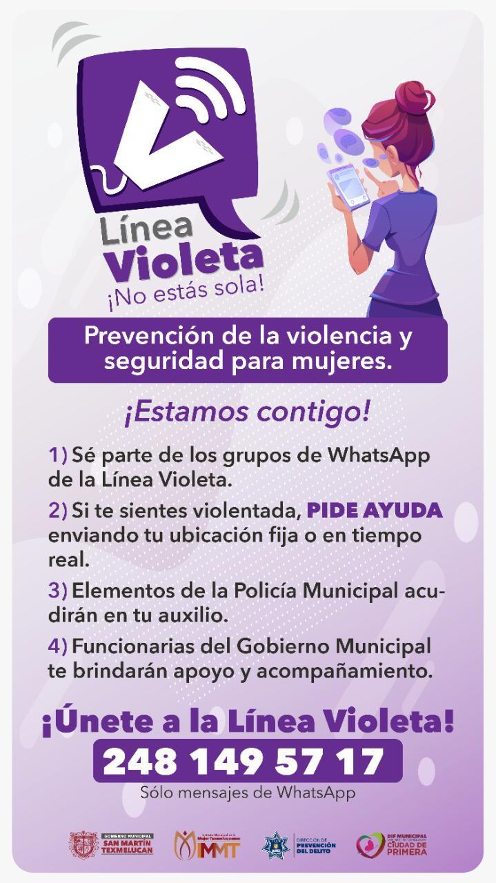 Víctimas de violencia podrán pedir ayuda por WhatsApp en Texmelucan