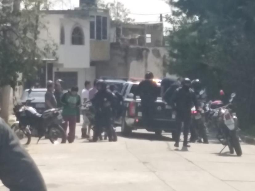 Familia protesta por detención de presunto ladrón en Texmelucan