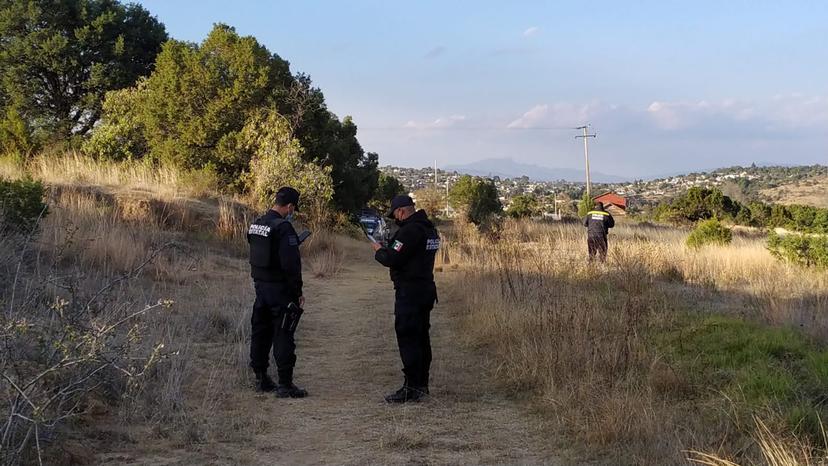 Hallan restos humanos en camino de Panotla