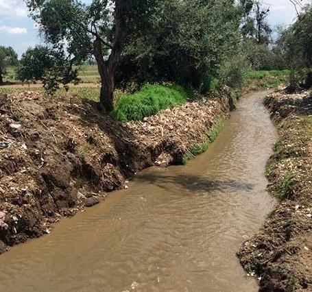 PC de Huejotzingo desazolva ríos para evitar desbordamientos