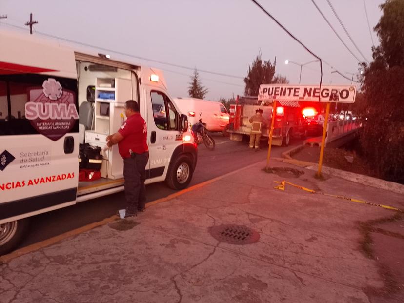 Salvan a un hombre de morir de frío en Texmelucan