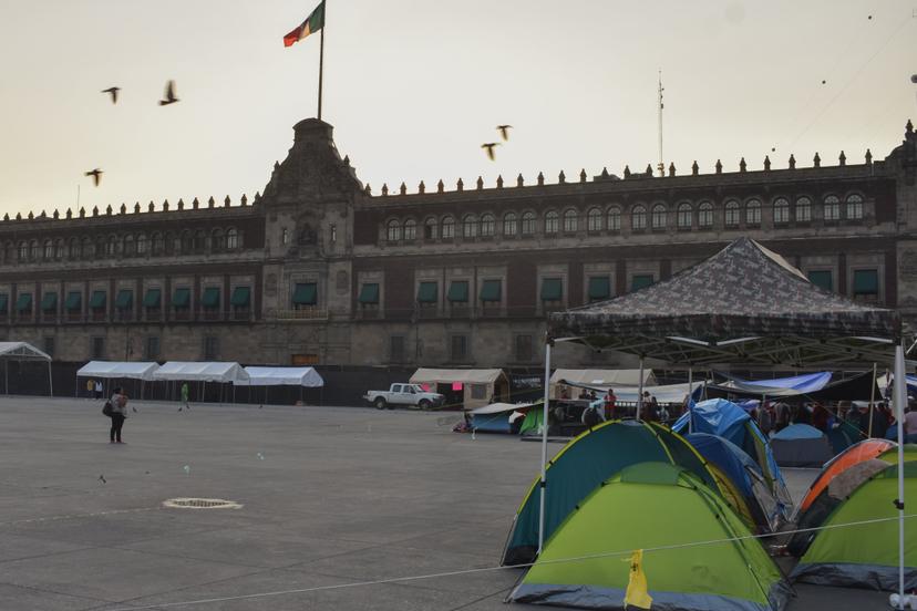 Afirma la CNTE que mantendrá plantón en el Zócalo