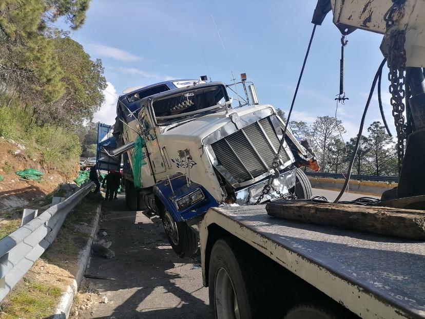 Carambola en la México-Puebla deja dos heridos a la altura de Tlahuapan