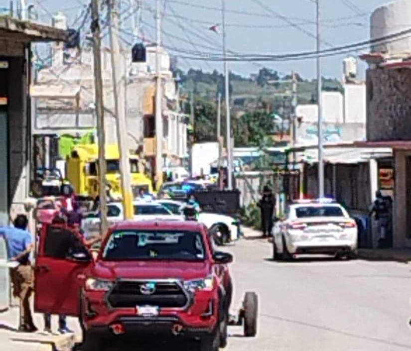 Tras cateo recuperan caja de tráiler con reporte de robo en Texmelucan