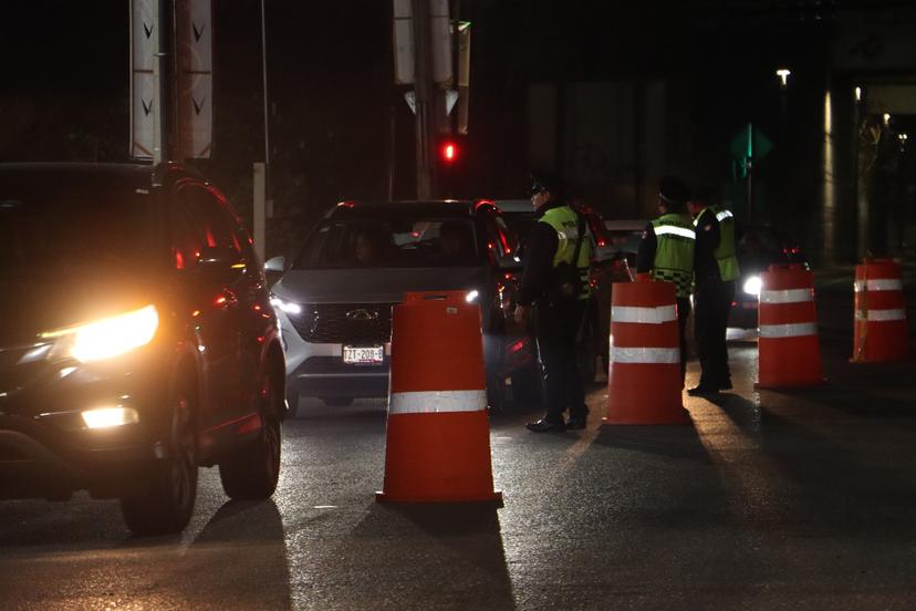 Aplican Operativo Alcoholímetro en Cuautlancingo