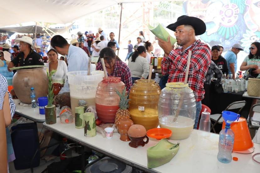 Más de 2 mil litros de pulque se degustaron en la feria de Santa Teloxtoc