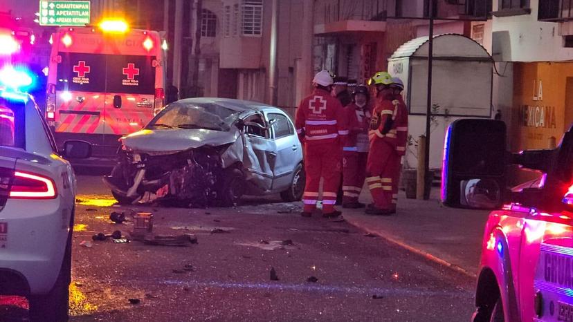 Tras fuerte choque, hombre muere en la vía corta Apizaco - Chiautempan
