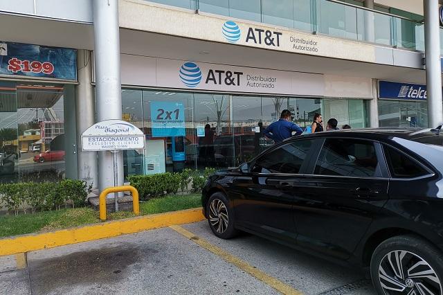 300mil pesos se roban del ATT de La Diagonal