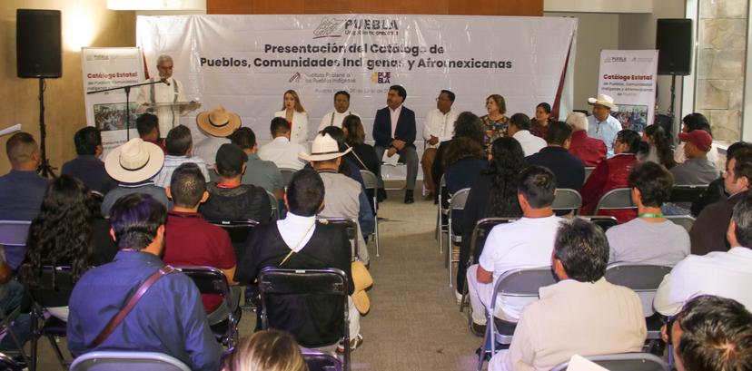 Presentan Catálogo de Pueblos y Comunidades Indígenas y Afromexicanas de Puebla