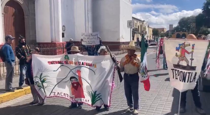 Unión de Pueblos y Fraccionamientos protestan ante posible apertura de relleno sanitario 