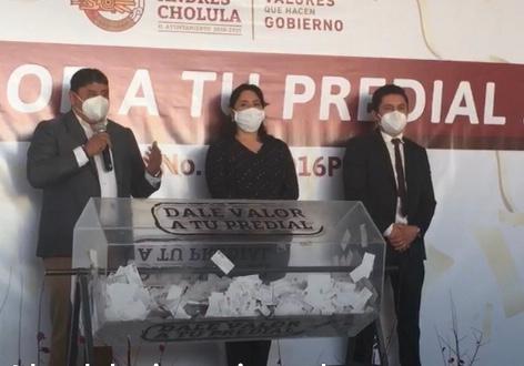 VIDEO Celebra San Andrés Cholula sorteo Dale Valor a tu Predial 2020