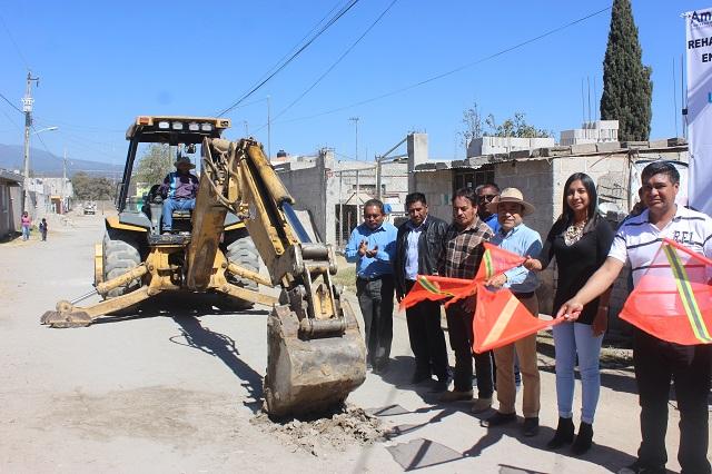 Invierten más de un mdp en alcantarillado sanitario de Amozoc