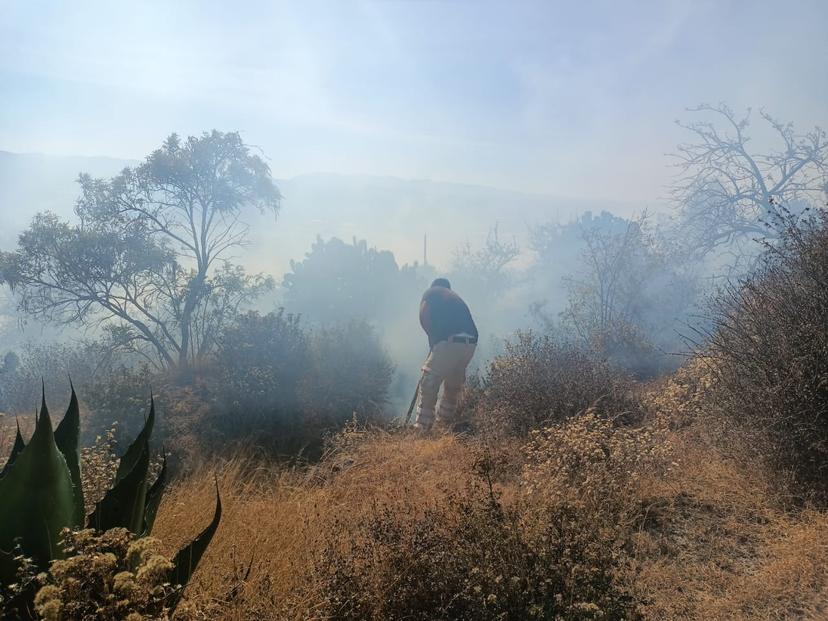 Se registra primer incendio forestal del 2021 en Tecamachalco