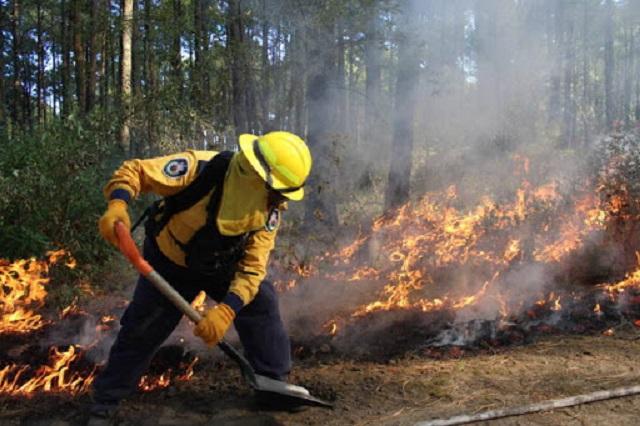 Más de cinco incendios diarios se registran en San Andrés Cholula