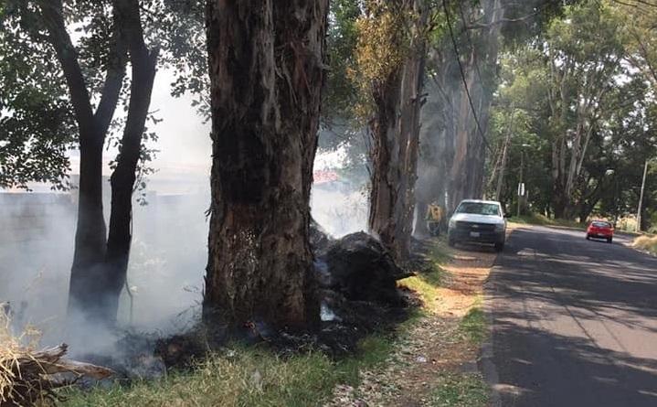 Incendios forestales dañan tomas de agua en Atlixco