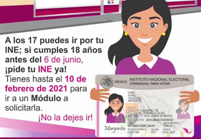 El 10 de febrero, último día para que jóvenes poblanos tramiten credencial: INE