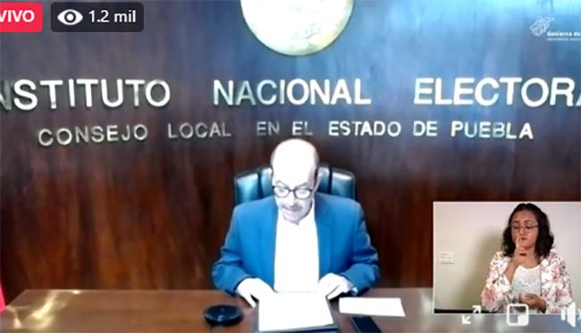 EN VIVO Firma de convenio entre la Secretaría de Salud de Puebla-INE