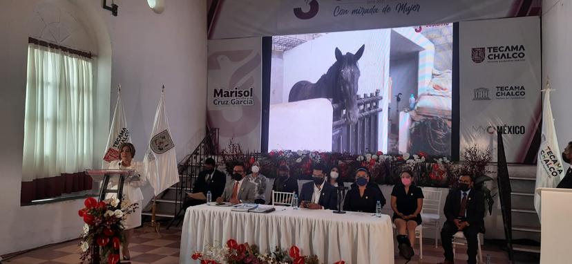 Construcción del cuartel de la Guardia Nacional, mayor logro para la alcaldesa de Tecamachalco 