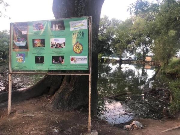 Por pandemia luce en abandono jagüey de Atlixco