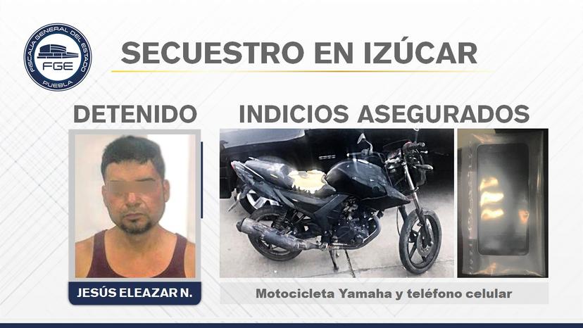 Quiso hacerla de secuestrador y al huir cae de moto y es detenido