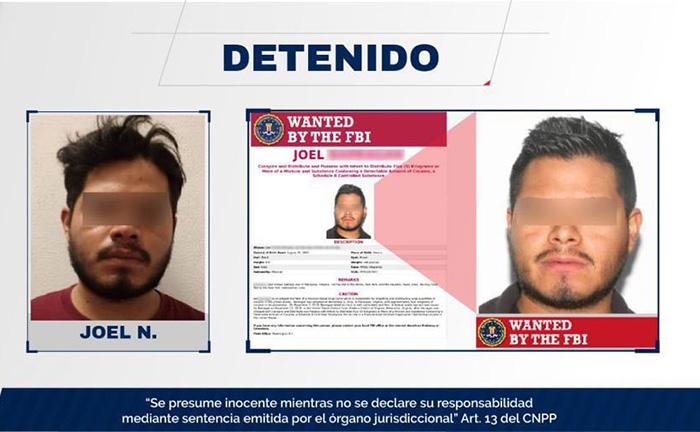 Fiscalía detuvo en Acatlán a Joel N., buscado por el FBI