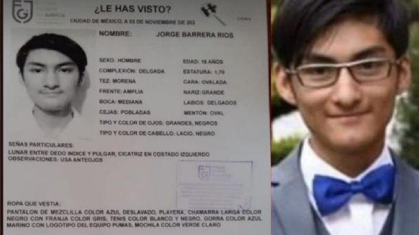 Hallan a Jorge, estudiante de prepa desaparecido en la CDMX