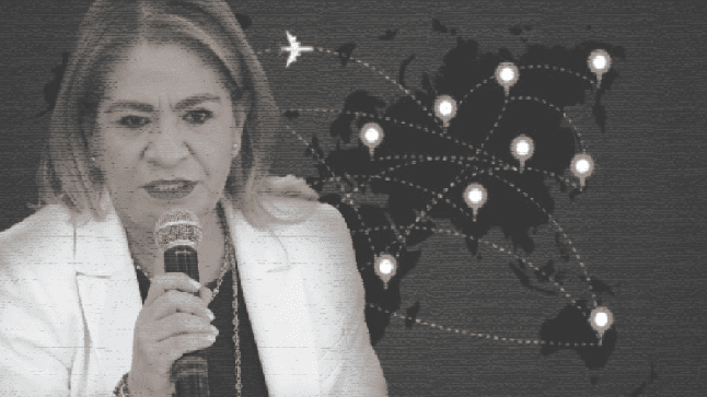En Europa, la secretaria de Finanzas