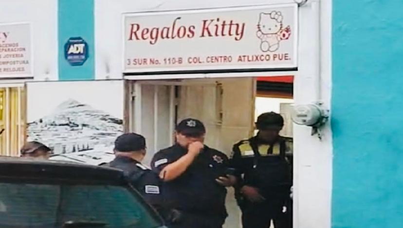 Presunto asalto y balazos movilizan a policías en el centro de Atlixco