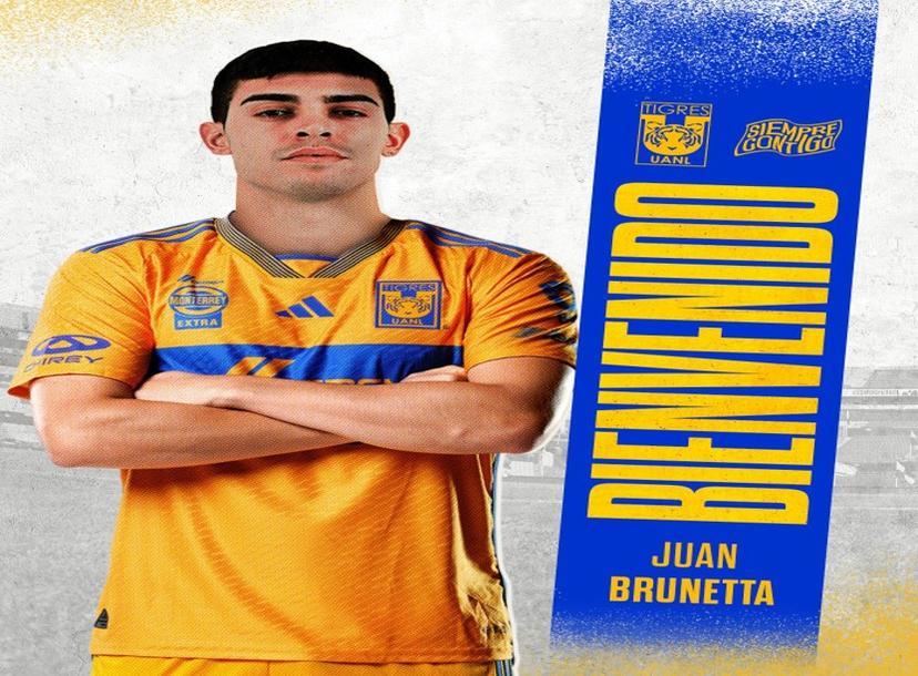 Tigres anuncia la incorporación de Juan Brunetta