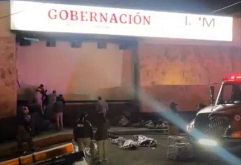 Se manifiestan tras muerte de migrantes por incendio  