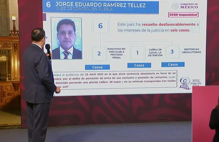 Va AMLO contra juez de control en Puebla por sus fallos en seis casos