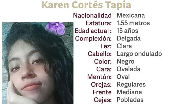 Karen desapareció hace una semana y su familia pide ayuda