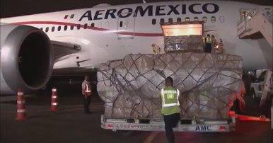 Aterriza en México onceavo avión con insumos médicos para COVID19