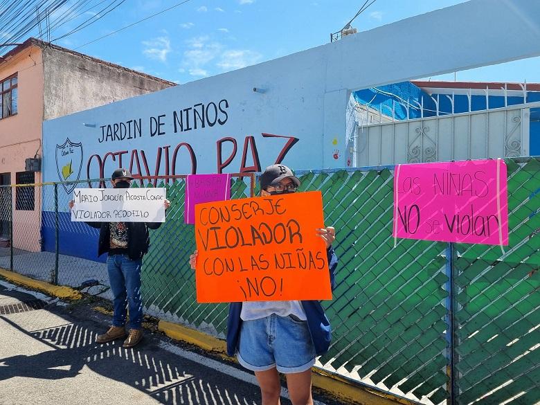 Acusan a conserje por abusar de niña en kínder de Granjas del Sur