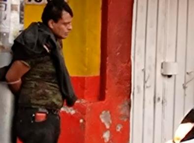 Vecinos de Texmelucan aseguran a ladrón y víctima se niega a denunciar